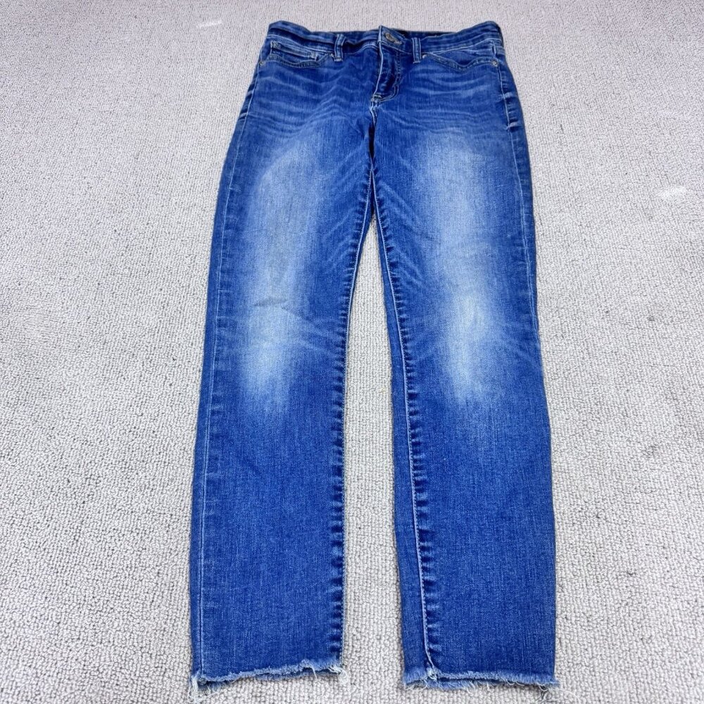 Lucky Brand Jeans Ava Crop Blue Pockets Women’s Size 4 - Picture 5 of 12